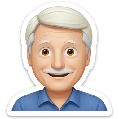 charles martinet no moustache sticker
