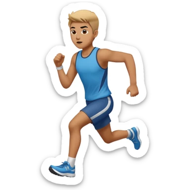 beat running sticker
