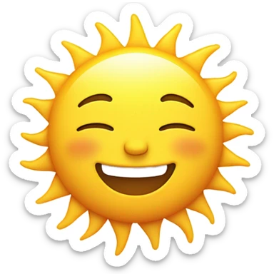 Good morning sunshine sticker