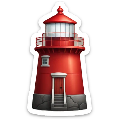 Red Lighthouse sticker