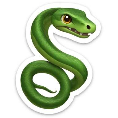Snake sticker