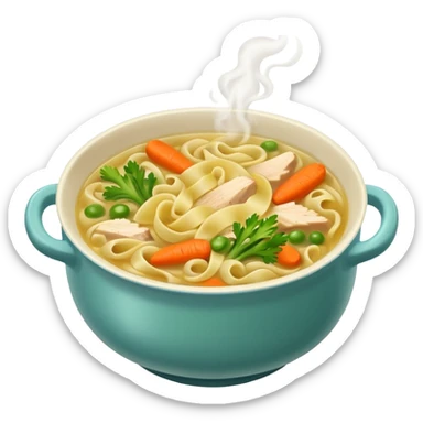 Chicken noodle soup  sticker