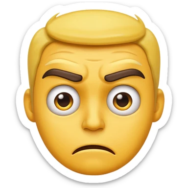 annoyed -  an emoji for the emoji keyboard  sticker