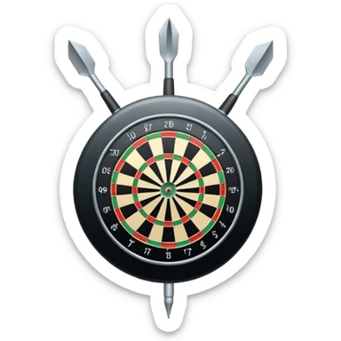 make some random dart emoji sticker