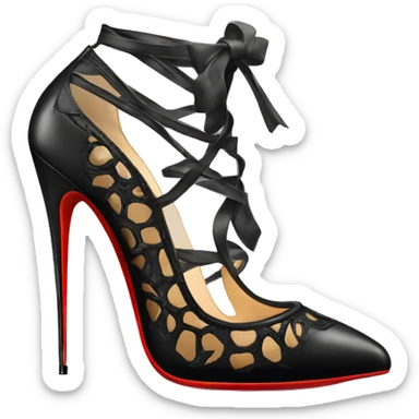 Christian louboutin high heel sticker