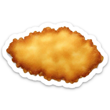 Schnitzel shaped like Austria sticker
