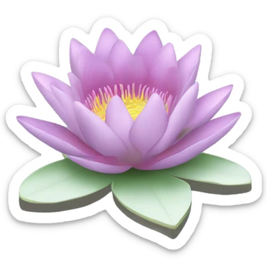 Water lily  sticker