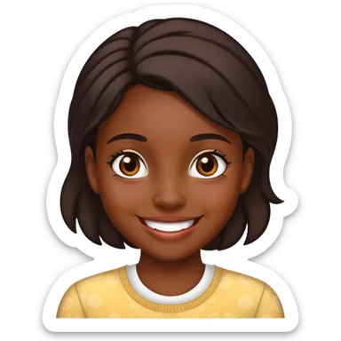 Hyperpigmentation meme girl sticker