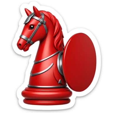 Xiangqi chess piece, knight piece sticker
