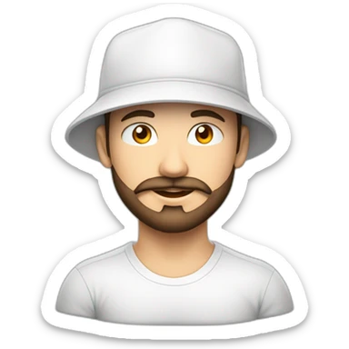 Joven piel blanca gorra levemente gordo con poca barba audífonos de cintillo lente sticker