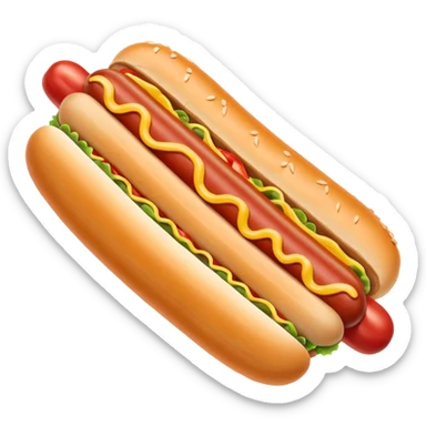 hotdog blue (#00A3E0) and red (#F9423A) sticker