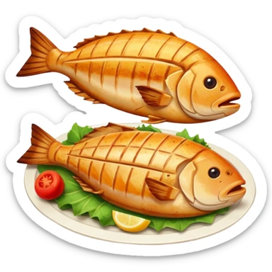 protein fish meat chicken sticker