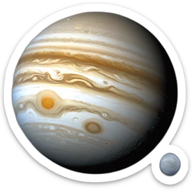 Jupiter’s icy moon Europa sticker