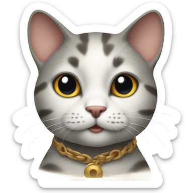 Stereotypical french cat sticker