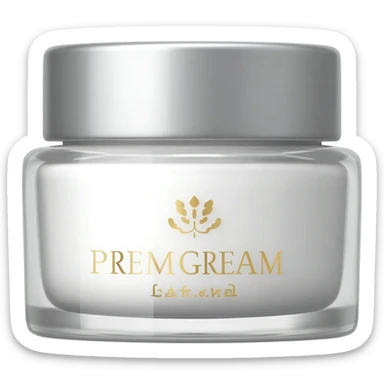Premium Face Cream sticker