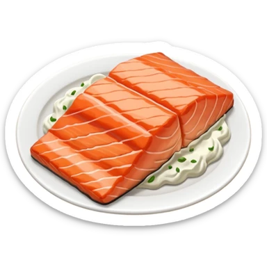 Salmone al forno sticker