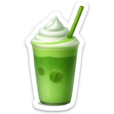 Matcha drink sticker