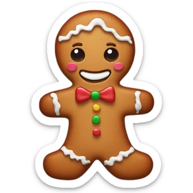 gingerbread sticker