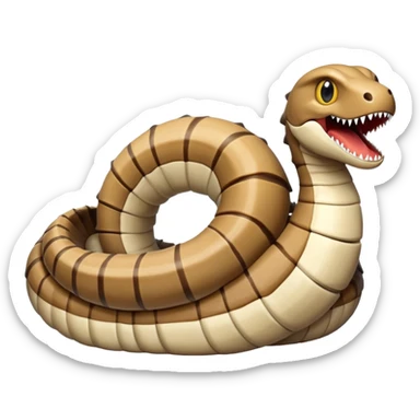 giant sandworm from Dune sticker