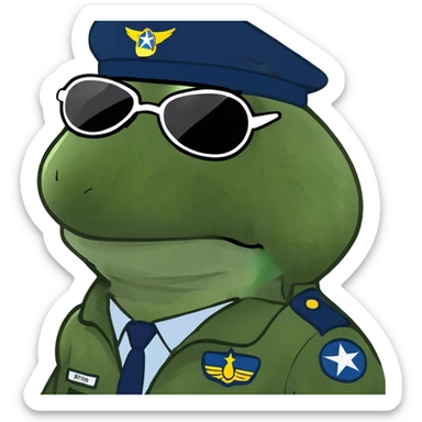 airforce pilot sticker