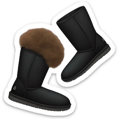 Black uggs sticker