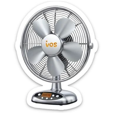 Electric table fan sticker