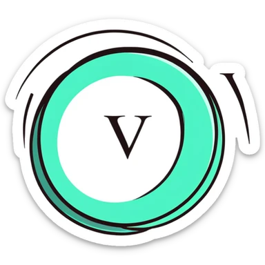 competitive VS logo sticker