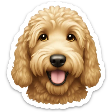 golden doodle sticker