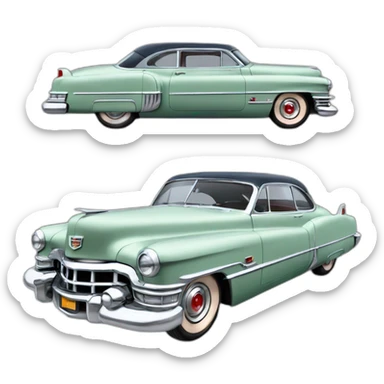 1949 cadillac coupe deville sticker