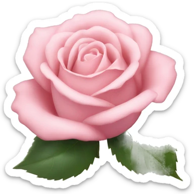 Light pink rose sticker