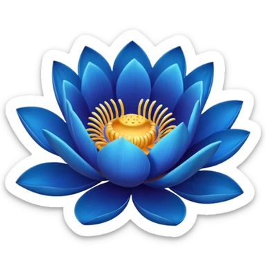 Blue lotus  sticker