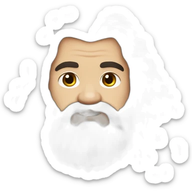 long brown haired Hagrid sticker