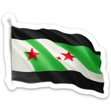 Syrian fsa flag  sticker