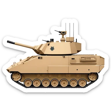 M2 Bradley Infantry Fighting Vehicle sticker