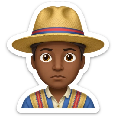 The disgruntled Colombian sticker