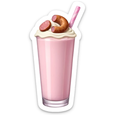 Sausage Milkshake sticker
