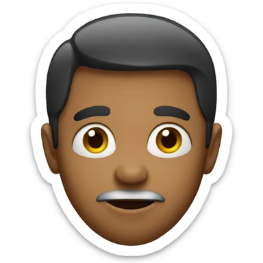 Discussing face  sticker