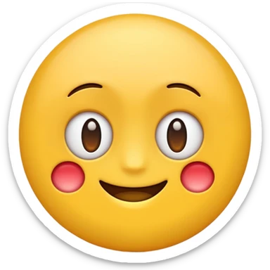 Can you create an emoji with a circle around it and an upside down V inside? sticker