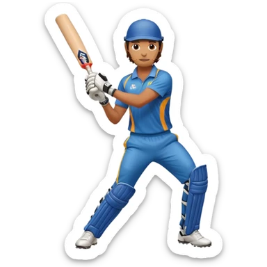 ai play cricket sticker