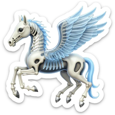 thestral: Winged horses visible only to those who have witnessed death and understand its significance. sticker