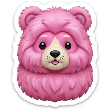 Osito rosado sticker