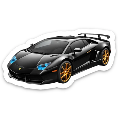 car lamborgini sticker