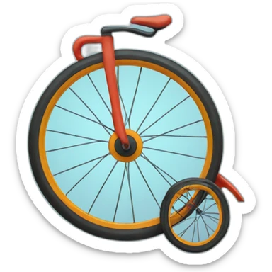 G on a Bike Wheel sticker