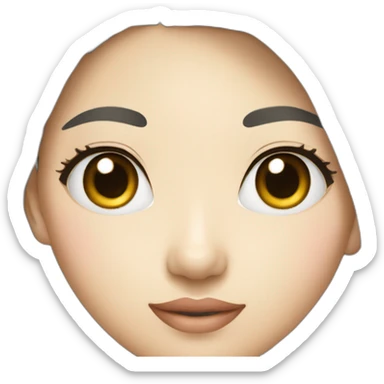 korean-beauty-standard-female-face sticker