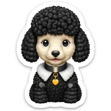 Perro poddle sticker