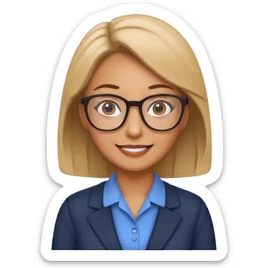 Teacher women sticker