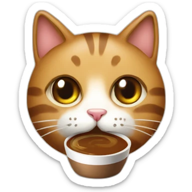 coffee-cat sticker