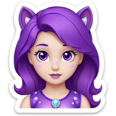 1 girl my little pony rarity sticker