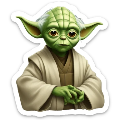 Star Wars yoda  sticker