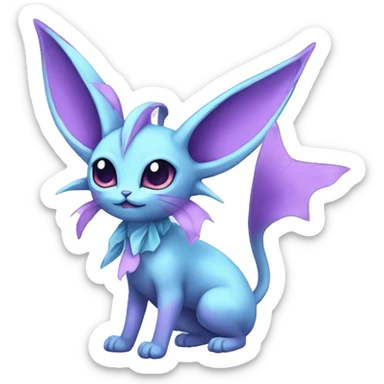 Espeon-Vaporeon full body sticker